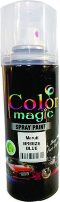 COLORMAGIC BREEZE BLUE ( MARUTI WAGONR) | DIY Quick Drying Gloss Finish for Cars Blue Spray Paint 200 ml(Pack of 1)