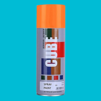 MODAROCK Cube orange Spray Paint Orange Spray Paint 400 ml(Pack of 1)