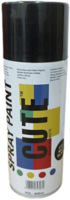 ahujaps Spray paint Black Spray Paint 400 ml(Pack of 1)