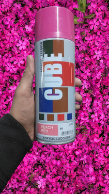 CUBE Pink Spray Paint 400 ml(Pack of 1)
