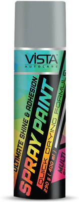 Vista Auto Care Silver Spray Paint 400ml Silver Spray Paint 400 ml(Pack of 1)