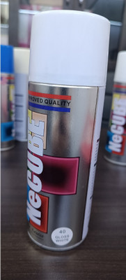 Necube Premium Quality Multi-Purpose Gloss White Spray Paint 400 ml(Pack of 1)