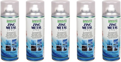 miracle Aerosol Zinc Metal Silver Spray Paint 2499 ml(Pack of 1)