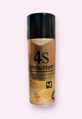 Sampro Black Spray Paint 400 ml(Pack of 1)