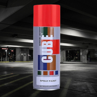 MODAROCK Cube red Spray Paint Red Spray Paint 400 ml(Pack of 1)