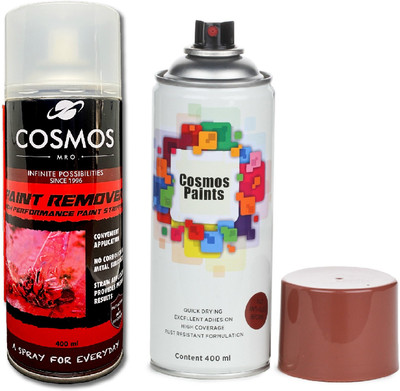 Cosmos Paints Brown Spray Paint 400 ml(Pack of 2)