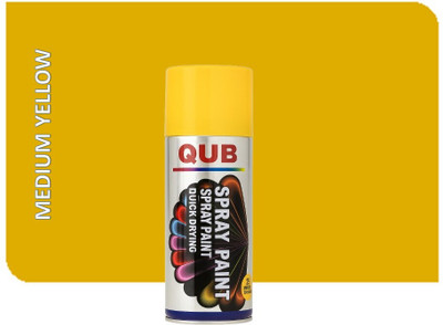 mystic AUTO CARE SPRAY PAINT MEDIUM YELLOW Spray Paint 400 ml(Pack of 1)