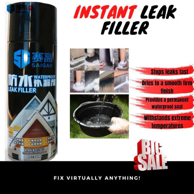 enrics Waterproof Tile Gap/Pipe/Roof/ Resistant Sealant Spray Crack Filler Black Spray Paint 450 ml(Pack of 1)