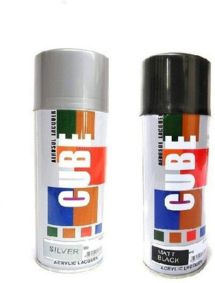 CUBE Multicolor Spray Paint 800 ml(Pack of 2)