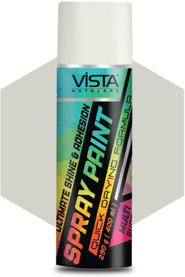 Vista Auto Care DIY Acrylic SprayPaints (Pearl White) Pearl White Spray Paint 400 ml(Pack of 1)