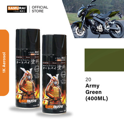 Samurai Kurobushi Green Spray Paint 400 ml(Pack of 2)