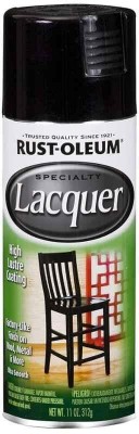 MROkart Rust-Oleum 1905830 Specialty Lacquer Gloss Black Spray Paint 312 ml(Pack of 1)