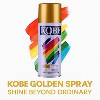 Verma florist KOBO Gold Spray Paint 400 ml(Pack of 1)