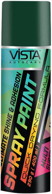 Vista Auto Care DIY Acrylic SprayPaints (Dark Green) Dark Green Spray Paint 400 ml(Pack of 1)