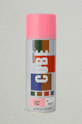 MODAROCK CUBE Light Pink Acrylic Lacquer Spray Paint Pink Spray Paint 400 ml(Pack of 1)