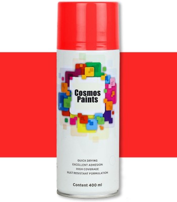 Cosmos Paints Fluorescent Red Spray Paint 400 ml(Pack of 1)