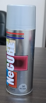 Necube Premium Quality Multi-Purpose Silver Spray Paint 400 ml(Pack of 1)