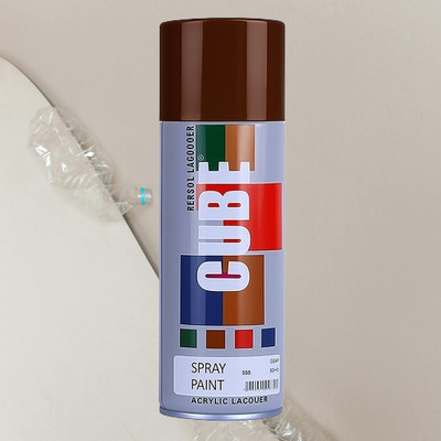 Golden Fox Cube Brown Spray Paint Brown Spray Paint 400 ml(Pack of 1)