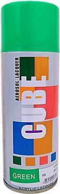APN APN Cube Green Spray Paint ( Pack of 1) Green Spray Paint 400 ml(Pack of 1)