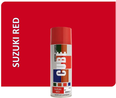 CUBE AUTO CARE SPRAY PAINT SUZUKI RED Spray Paint 350 ml(Pack of 1)