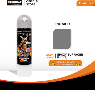 Samurai Kurobushi 2K Epoxy 2K04 Grey Spray Paint 400 ml(Pack of 1)