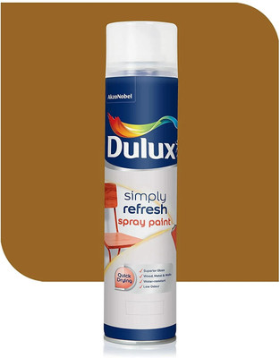 Dulux Simply Refresh DIY Spray Paint Multipurpose Combo for Home Wall, Wood & Metal golden brown Spray Paint 400 ml(Pack of 1)