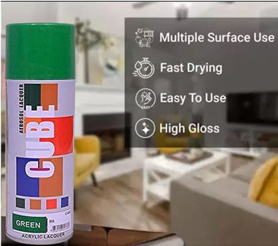 CAC'S Green Spray Paint 400 ml(Pack of 1)