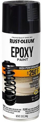 MROkart Rust-Oleum EPOXY 263376 AUTOMOTIVE Black Spray Paint 340 ml(Pack of 1)