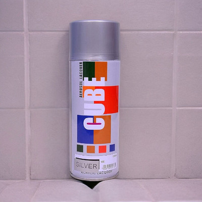 MODAROCK Silver Spray Paint 400 ml(Pack of 1)