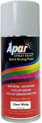 apar Automotive Spray Paint Clear White (RC Colour Name) Compatible for Kia Cars Spray Paint 250 ml(Pack of 1)