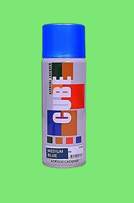 Golden Fox cube Aerosol Spray Paint 400ml for Multipurpose use Blue Spray Paint 400 ml(Pack of 1)