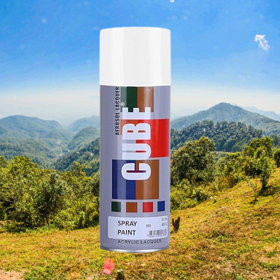 MODAROCK Cube White Spray Paint White Spray Paint 400 ml(Pack of 1)