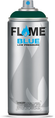 FLAME Graffiti spray paint cans with acrylic-based formula -FB 668 Menthol Dark FB 668 Menthol Dark Spray Paint 400 ml(Pack of 1)