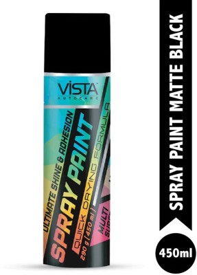 VISTA Black Spray Paint 0.045 ml(Pack of 1)