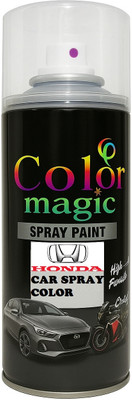 COLORMAGIC LUNAR SILVER SPRAY PAINT + COMPATBILE FOR D CAR ELEVATE Silver Spray Paint 220 ml(Pack of 1)