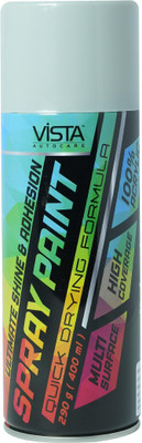 Vista Auto Care DIY Acrylic Spray Paint (Siemens Grey) Siemens Grey Spray Paint 400 ml(Pack of 1)