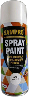 Sampro White Spray Paint 400 ml(Pack of 1)