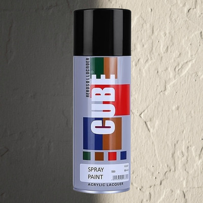 MODAROCK Cube Gloss Black Spray Paint Gloss Black Spray Paint 400 ml(Pack of 1)