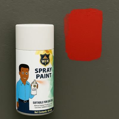 ADSpaint 40 RED Spray Paint 400 ml(Pack of 1)