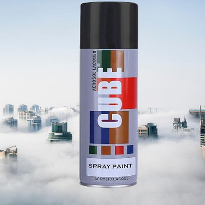 MODAROCK GLOSS BLACK Spray Paint 400 ml(Pack of 1)