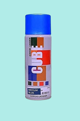 Golden Fox cube Aerosol Spray Paint 400ml for Multipurpose use Blue Spray Paint 400 ml(Pack of 1)