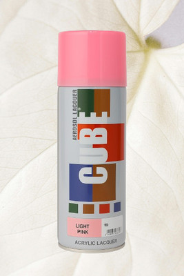 Golden Fox CUBE Light Pink Acrylic Lacquer Spray Paint Pink Spray Paint 400 ml(Pack of 1)
