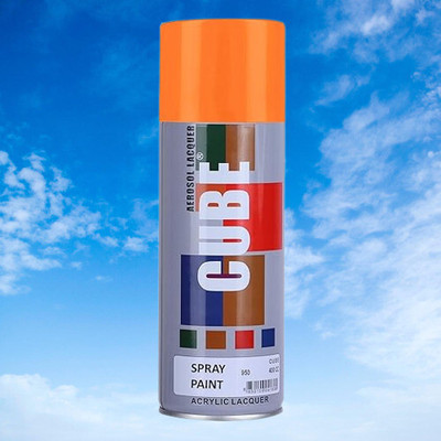 MODAROCK Cube orange Spray Paint Orange Spray Paint 400 ml(Pack of 1)