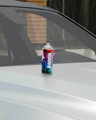 Banna Automotive Ford Car Spray for Metal Surface, Matte Finish, Quick-Drying Diamond White Spray Paint 440 ml(Pack of 1)