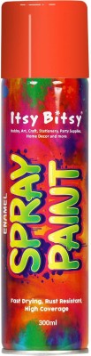 ITSY Bitsy Spray Paint Fluorescent Orange 300ml Multicolor Spray Paint 300 ml(Pack of 1)