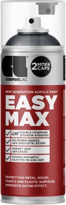 Cosmos Lac Dark Grey Spray Paint 400 ml(Pack of 1)