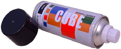 CUBE Black Spray Paint 650 ml(Pack of 1)