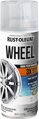 MROkart Rust-Oleum 366439 AUTOMOTIVE High Performance Wheel 3X Clear Spray Paint 312 ml(Pack of 1)