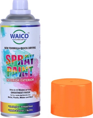 WAICO Spray Paint | For Metal, Plastic, Car & Bike Fast Drying, Brilliant, Orange Spray Paint 400 ml(Pack of 1)