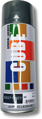 Syntex Multi-Use Spray Paint – For Metal, Wood, Plastic & More Deep Grey Spray Paint 400 ml(Pack of 1)